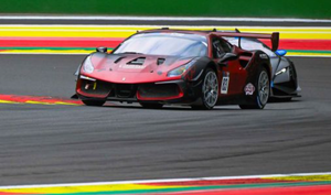 First pole of the year for Matteo Luvisi (Mertel Ferrari)
